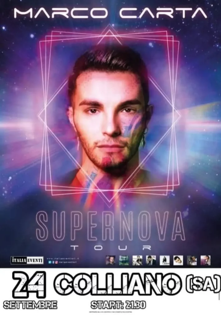 24 settembre 2023 – Marco Carta – Supernova Tour